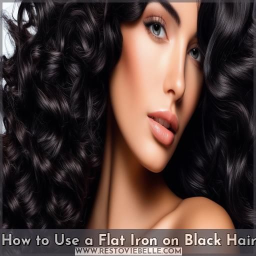 How to Use a Flat Iron on Black Hair