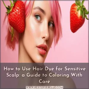 how to use hair dye for sensitive scalp