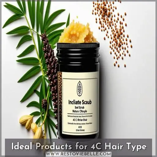 Ideal Products for 4C Hair Type
