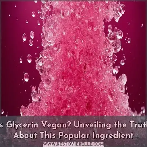 is glycerin vegan