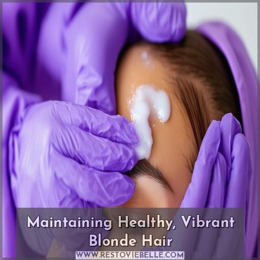 Maintaining Healthy, Vibrant Blonde Hair