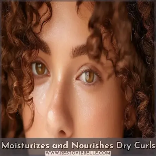 Moisturizes and Nourishes Dry Curls