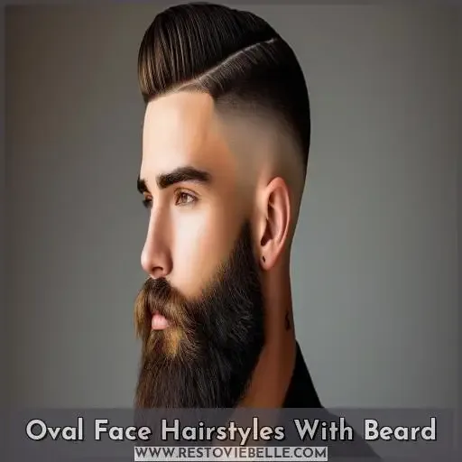 Oval Face Hairstyles With Beard