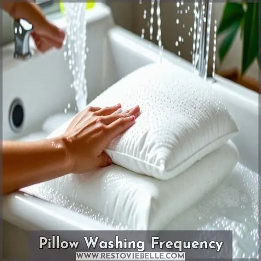 Pillow Washing Frequency