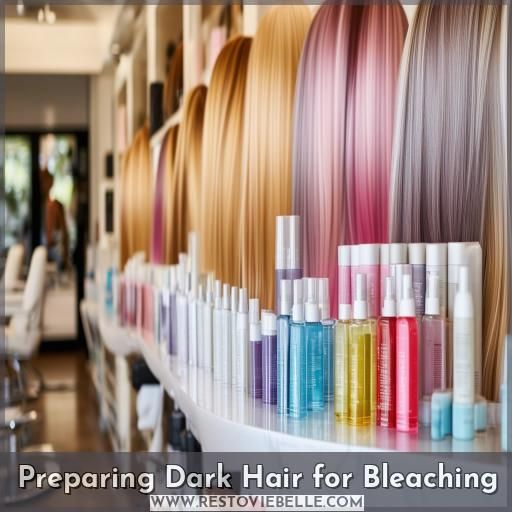 Preparing Dark Hair for Bleaching