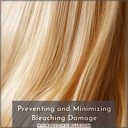 Preventing and Minimizing Bleaching Damage