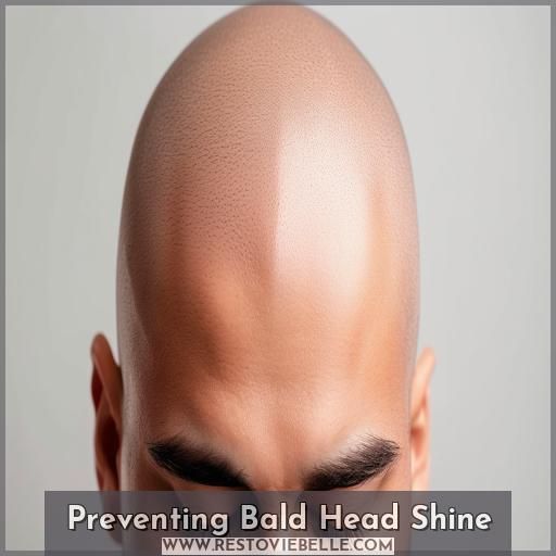 Preventing Bald Head Shine