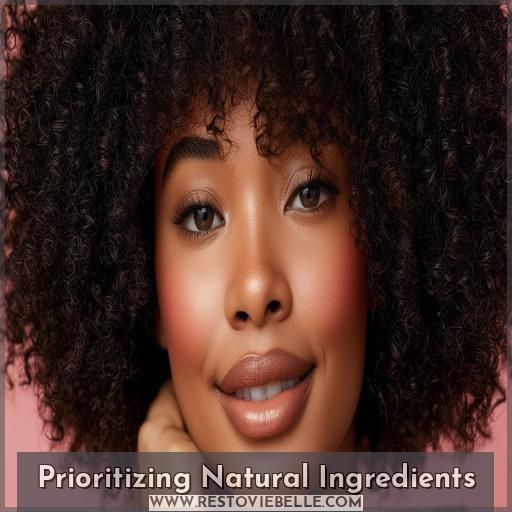 Prioritizing Natural Ingredients