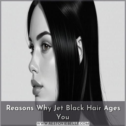 Reasons Why Jet Black Hair Ages You