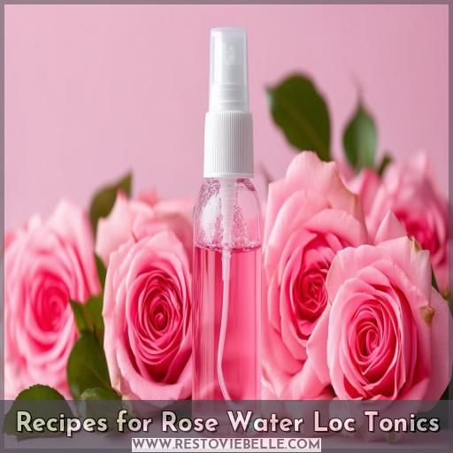 Recipes for Rose Water Loc Tonics