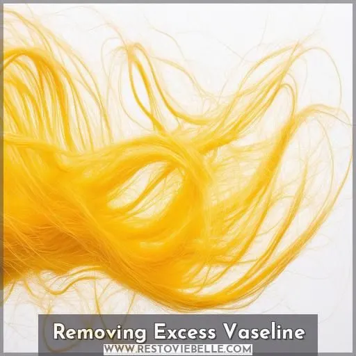 Removing Excess Vaseline