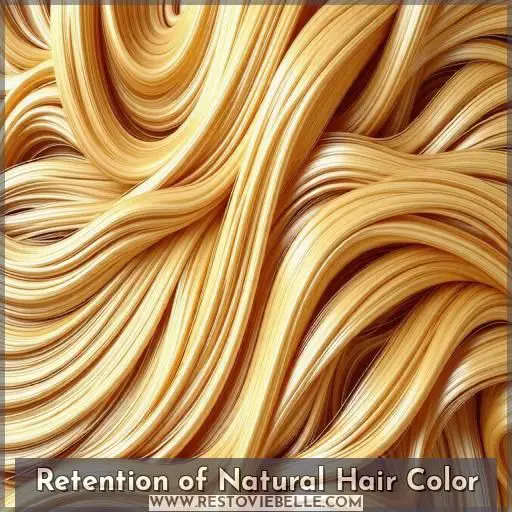 Retention of Natural Hair Color
