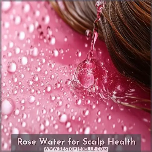 Rose Water for Scalp Health