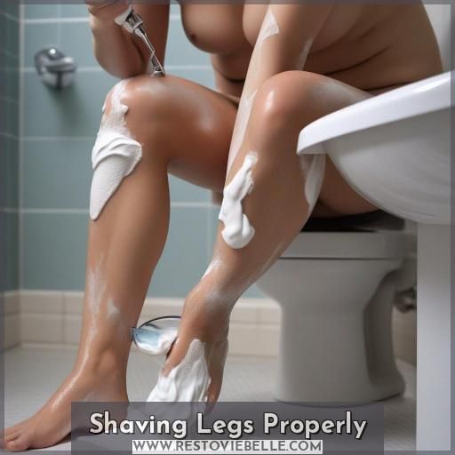 Shaving Legs Properly