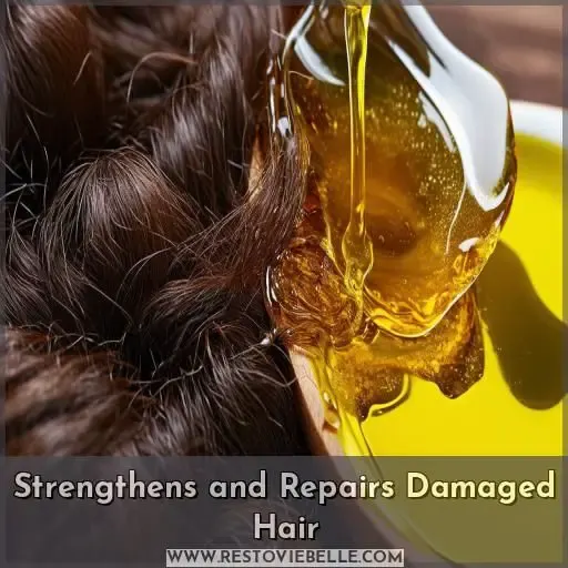 Strengthens and Repairs Damaged Hair