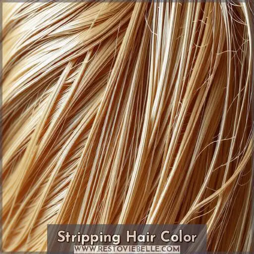 Stripping Hair Color