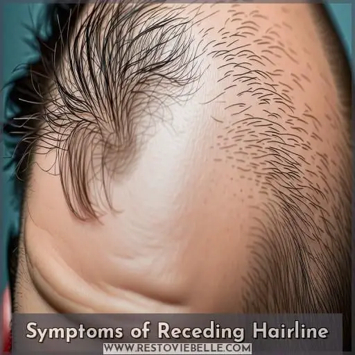 Symptoms of Receding Hairline