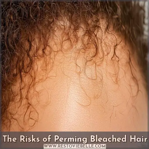 The Risks of Perming Bleached Hair
