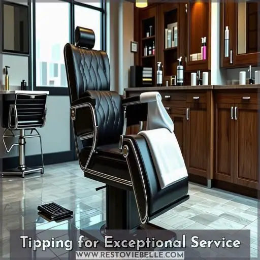 Tipping for Exceptional Service