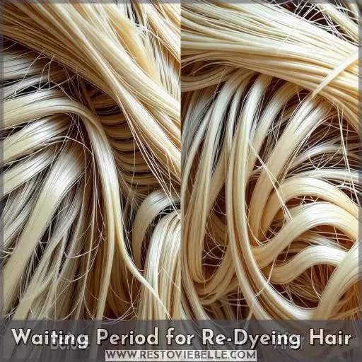 Waiting Period for Re-Dyeing Hair