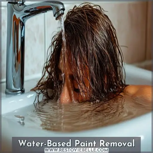 Water-Based Paint Removal