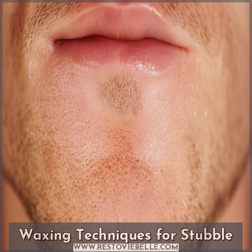 Waxing Techniques for Stubble
