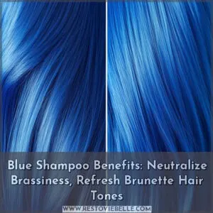 what does blue shampoo do