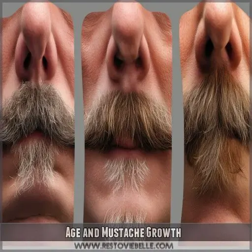 Age and Mustache Growth