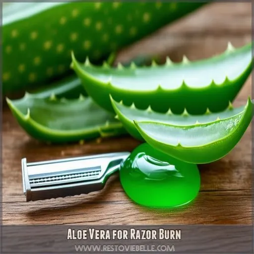 Aloe Vera for Razor Burn