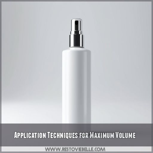 Application Techniques for Maximum Volume