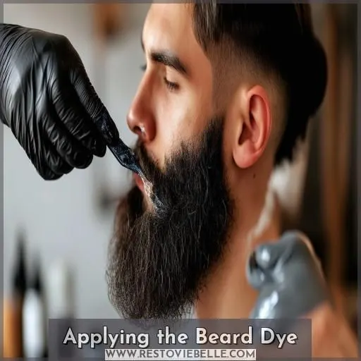 Applying the Beard Dye