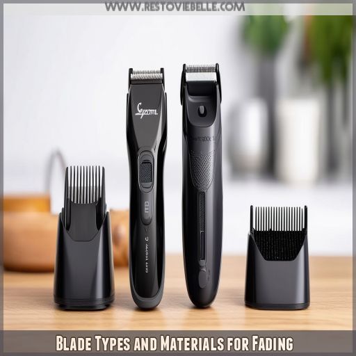Blade Types and Materials for Fading