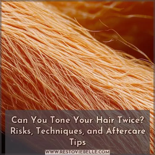 can you tone your hair twice