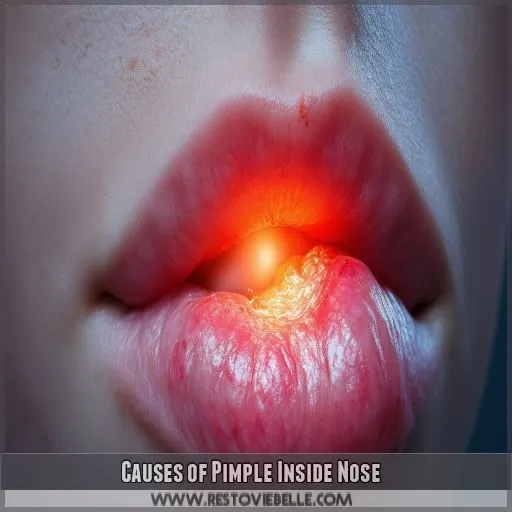 Causes of Pimple Inside Nose