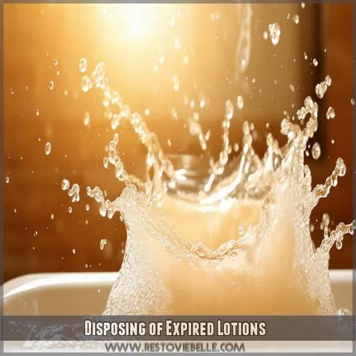 Disposing of Expired Lotions