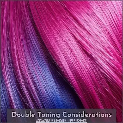 Double Toning Considerations