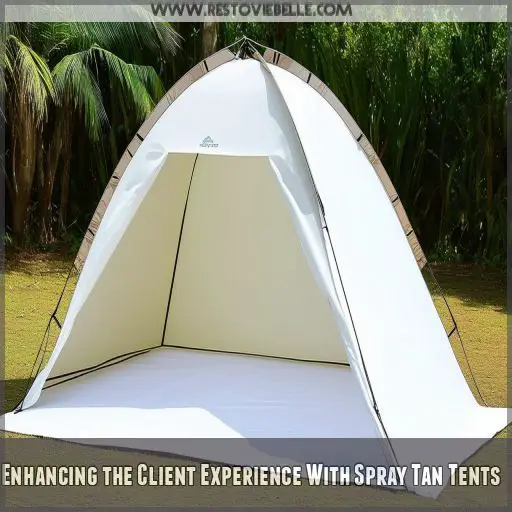 Enhancing the Client Experience With Spray Tan Tents