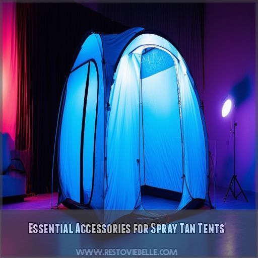 Essential Accessories for Spray Tan Tents