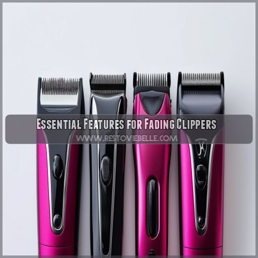 Essential Features for Fading Clippers