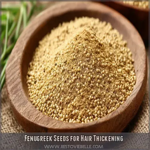 Fenugreek Seeds for Hair Thickening