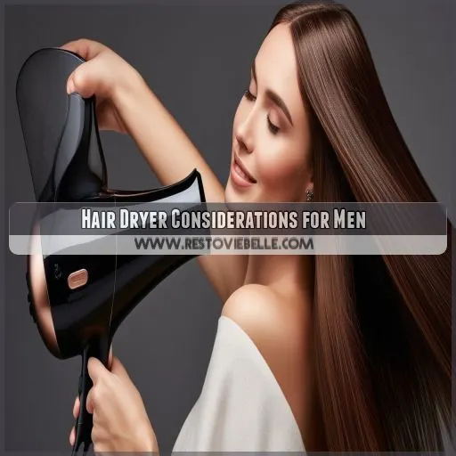 Hair Dryer Considerations for Men