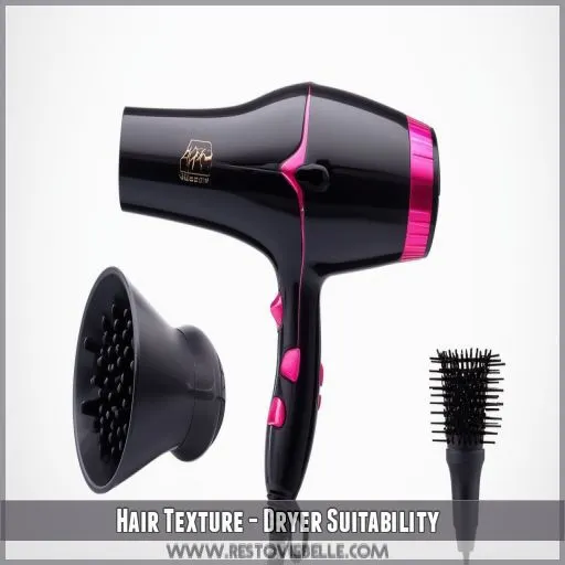 Hair Texture - Dryer Suitability