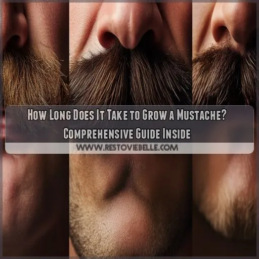 how long does it take to grow a mustache