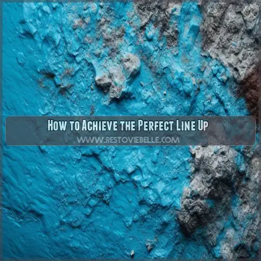 How to Achieve the Perfect Line Up