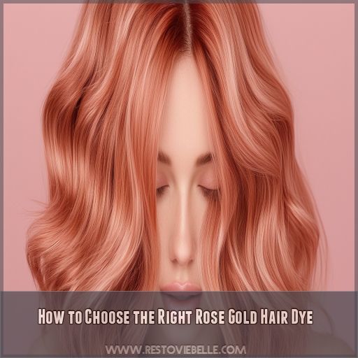 How to Choose the Right Rose Gold Hair Dye