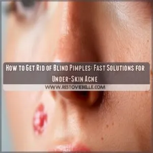 how to get rid of blind pimple