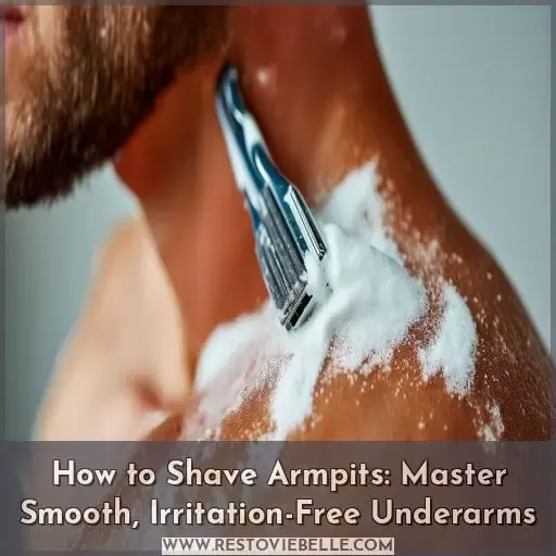 how to shave armpits