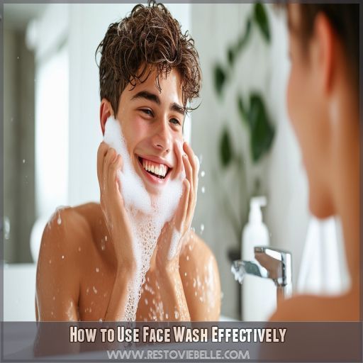 How to Use Face Wash Effectively