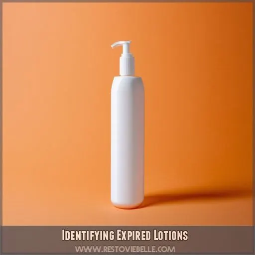 Identifying Expired Lotions