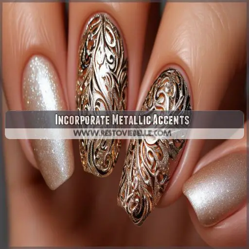 Incorporate Metallic Accents